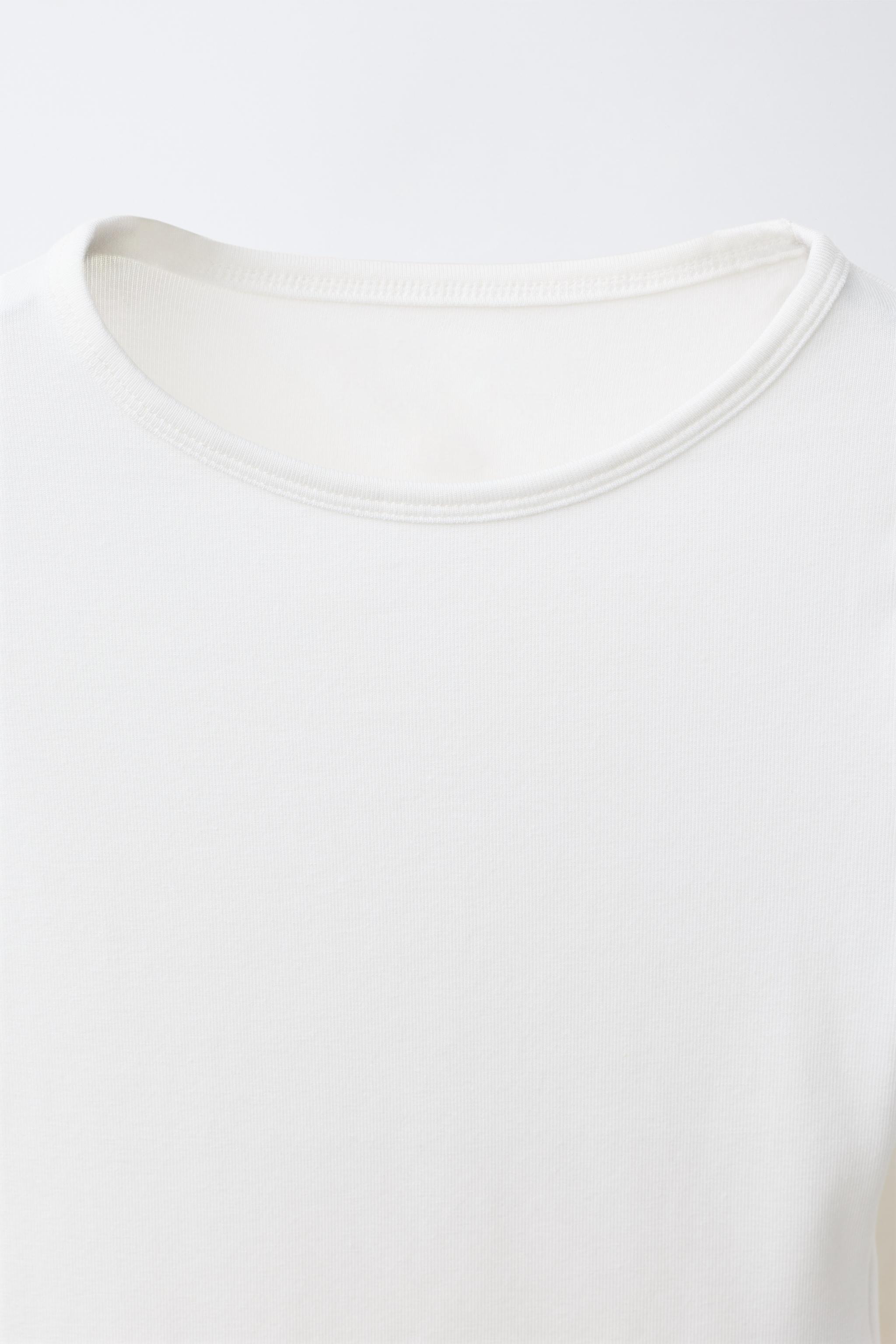 T-SHIRT UNI EN MODAL